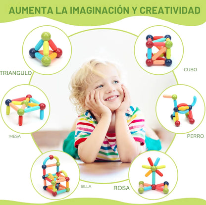 Set de Barras Magnéticas 42 Piezas | BLACK FRIDAY