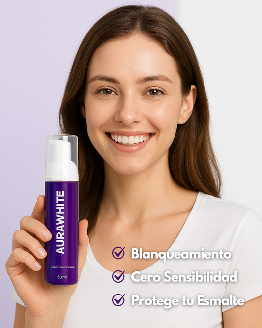 AuraWhite™ Blanqueador Dental - Sonrisa más Blanca al Instante